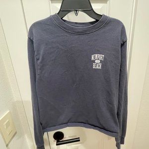 Brandy Melville Navy Newport Beach heavyweight tshirt